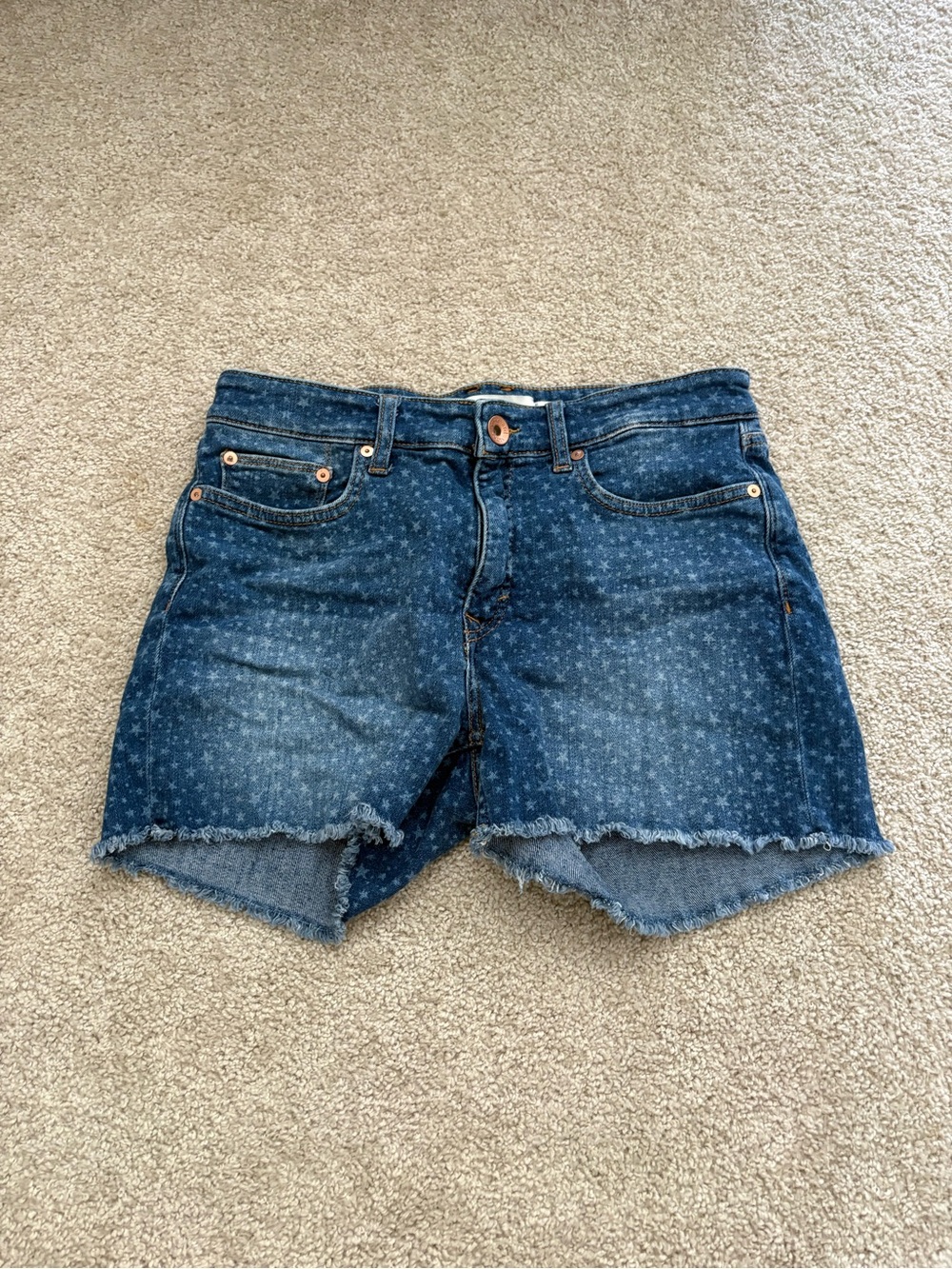 Vineyard Vines Star Denim Shorts Size 28